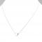 Just Right Silver Tone Heart Pendant Necklace 1.JPG